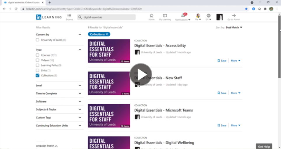Watch an introduction to Digital Essentials Collection